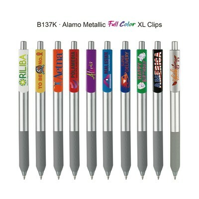 RiteLine Alamo Metallic Pen with Full Color XL Clips