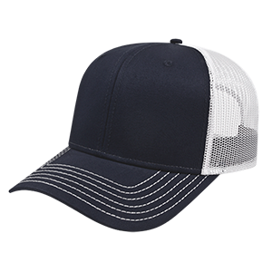 Modified Flat Bill with Mesh Back Cap Modified Flat Bill with Mesh Back Cap