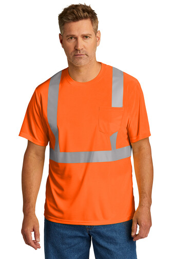 CornerStone® ANSI 107 Class 2 Mesh Short Sleeve Tee CornerStone® ANSI 107 Class 2 Mesh Short Sleeve Tee