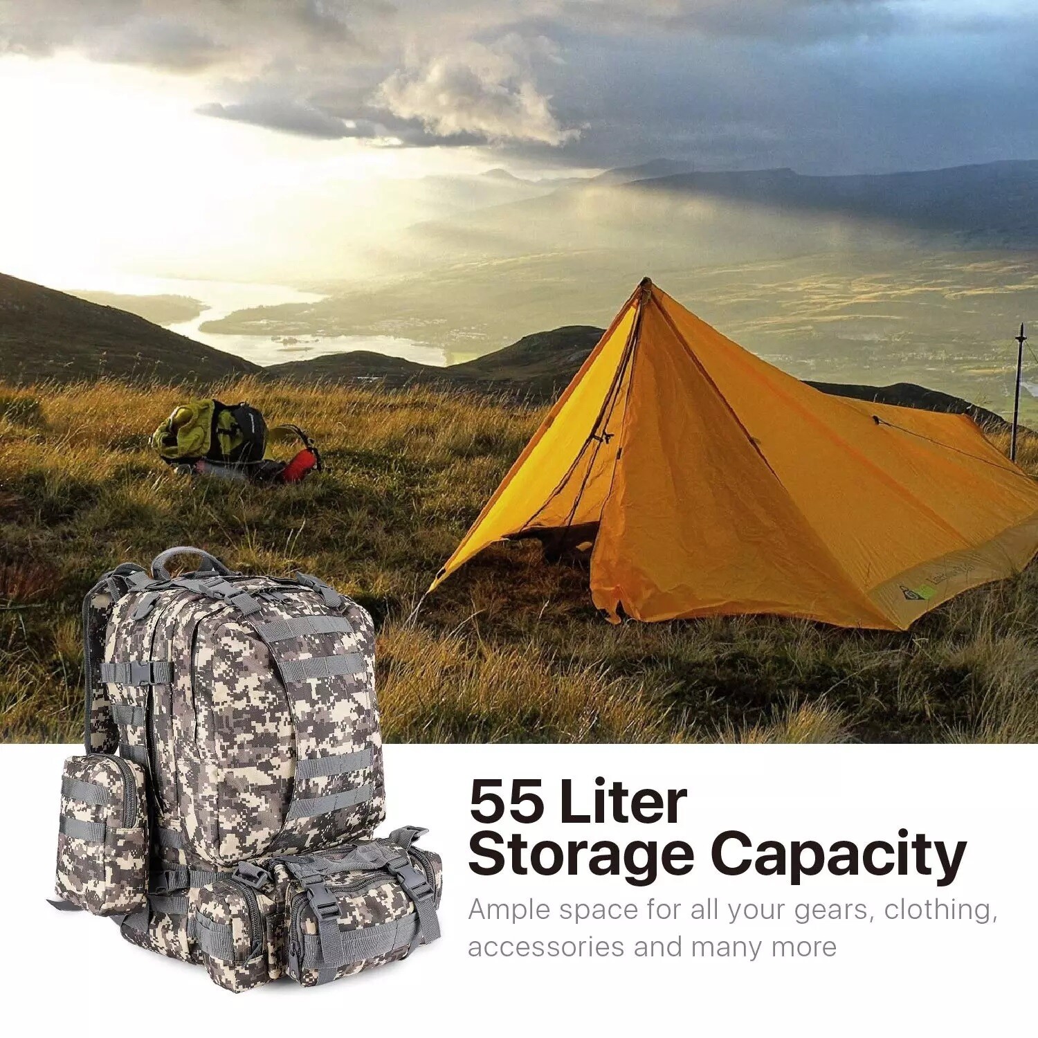 BackPack/ Hiking Bag / Camping / Army Backpack / Tactical / Military Backpack