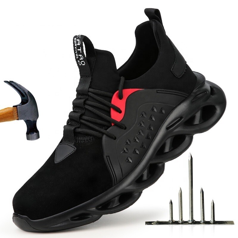 steel toe caps / Safety shoes/quality / breathable working / Cap d'acier /