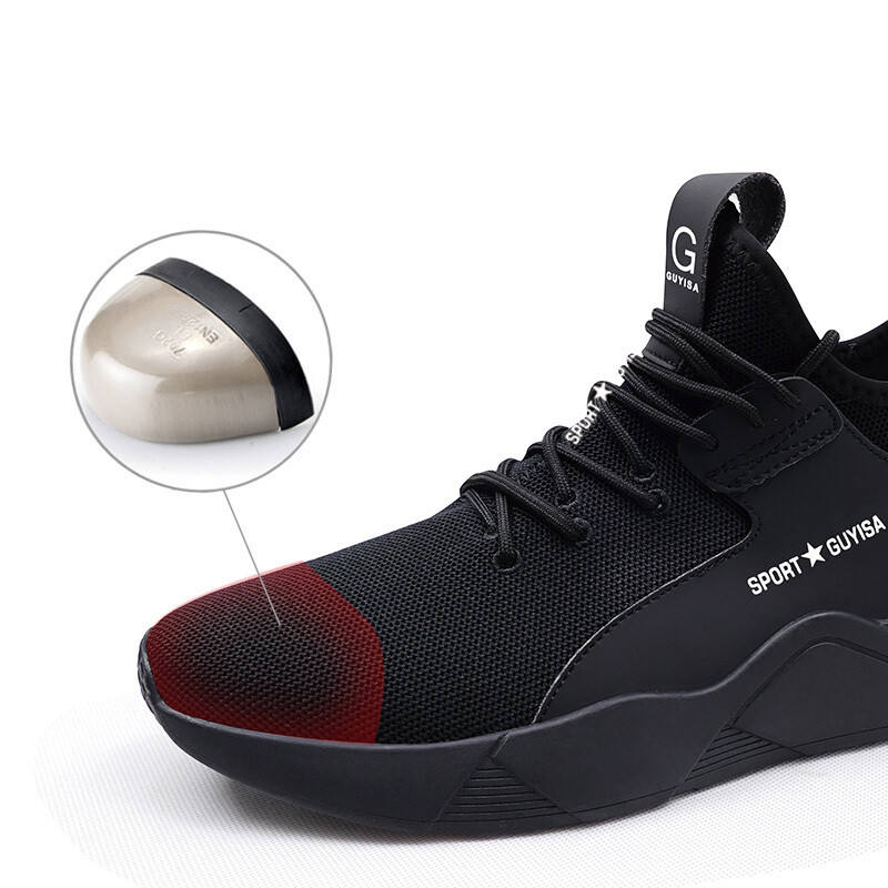 Safety Shoes/Steel Toe/ Cap d'acier/ Safety/Puncture Proof/Breathable/Lightweight/Sneakers