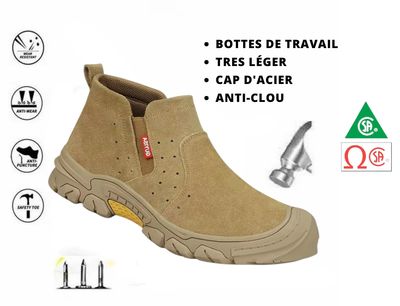 zapatos de seguridad/Soulier de Travail Tactique – Suède & Protection Acier | Bon Père Sécurité