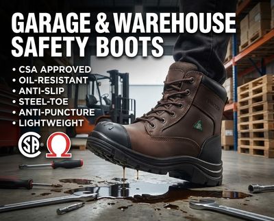 Botte de Travail 6" haut/ Certifie / CSA/ Safety Boots 6" height / Certified