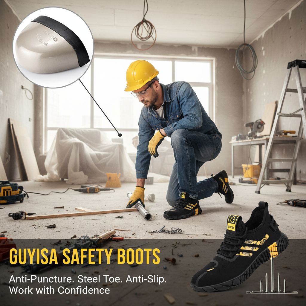 Safety Toe / Cap d'acier/ steel toe cap safety shoes industrial work shoes
