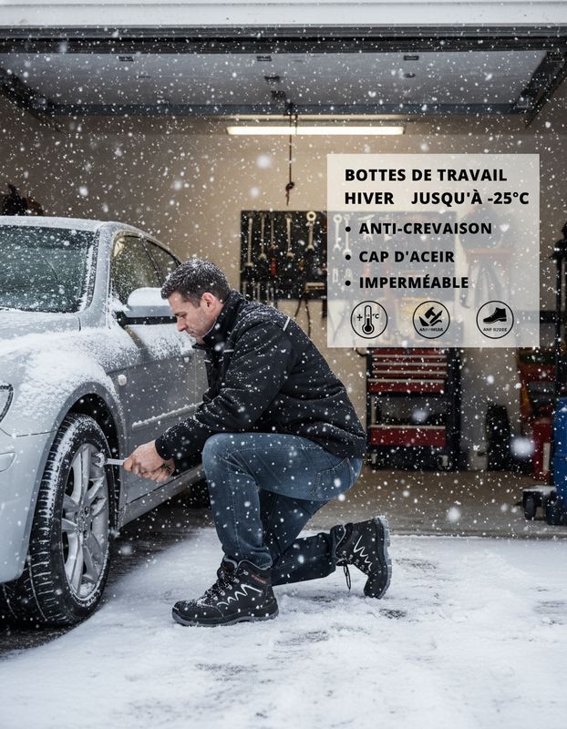Chaussures de Sécurité d'Hiver – Imperméables & Ultra-Légères | Bon Père Sécurité