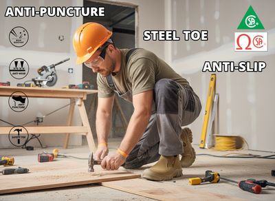 Soulier De Travail/safety Shoes/ zapatos de seguridad/steel Toe/confortable