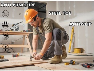 zapatos de seguridad/Soulier de Travail Tactique – Suède &amp; Protection Acier | Bon Père Sécurité