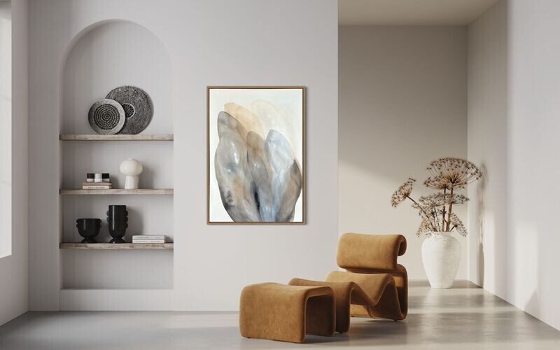 Bild abstrakte Malerei
Acryltinte auf Leinwand.
Mit Rahmen