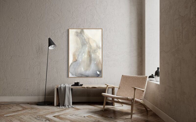 Bild
Abstrakte Malerei mit Acryltinte
auf  Leinwand
mit Rahmen