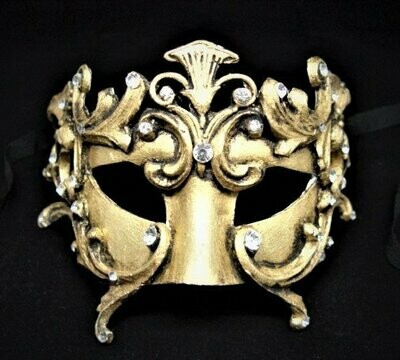 Máscara barroca dorada