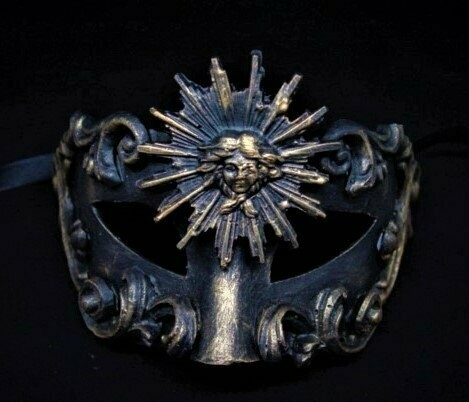 Máscara barroca en bronce"Sol"