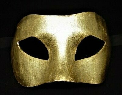 Máscara veneciana dorada