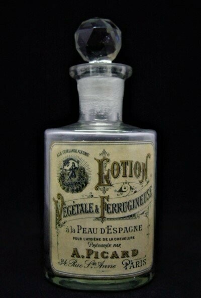 Frasco  de colonia de cristal réplica de antigüo I