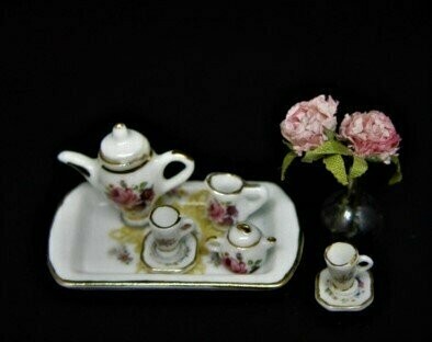 Juego de café en miniatura