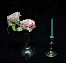 Candelero de plata en miniatura