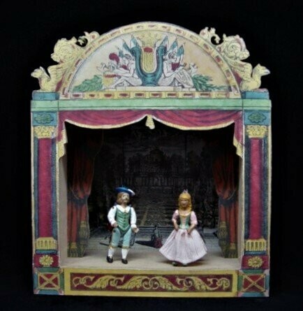Teatrillo con marionetas