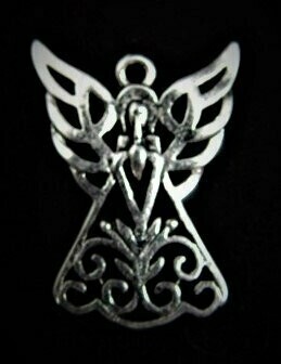 Ángel calado color plata