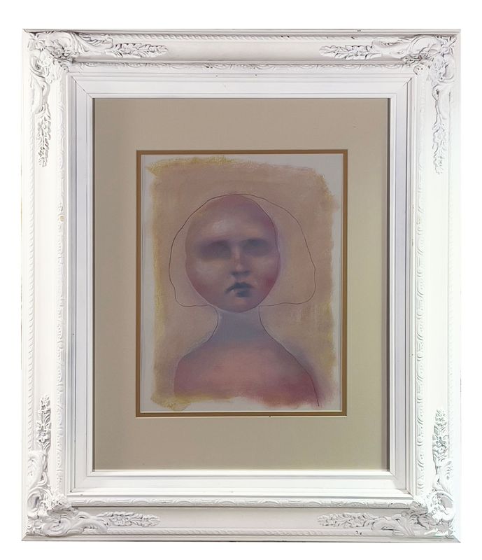 Portrait Study in Pastel By Nicholas Harper