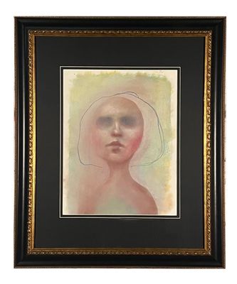 Portrait Study in Pastel by Nicholas Harper