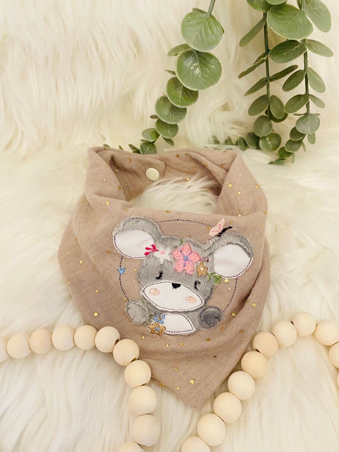 Musselin Halstuch Baby Maus