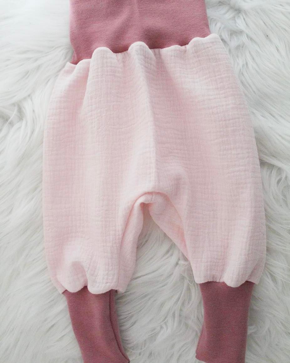 Pumphose Musselin Rosa