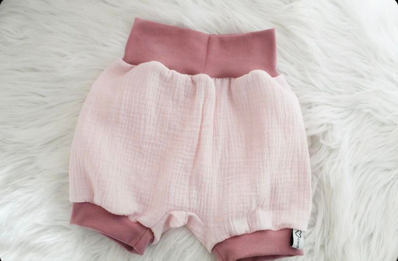 Short Musselin Rosa