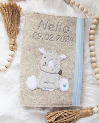 Untersuchungshefthülle Nashorn Untersuchungshefthülle Nashorn