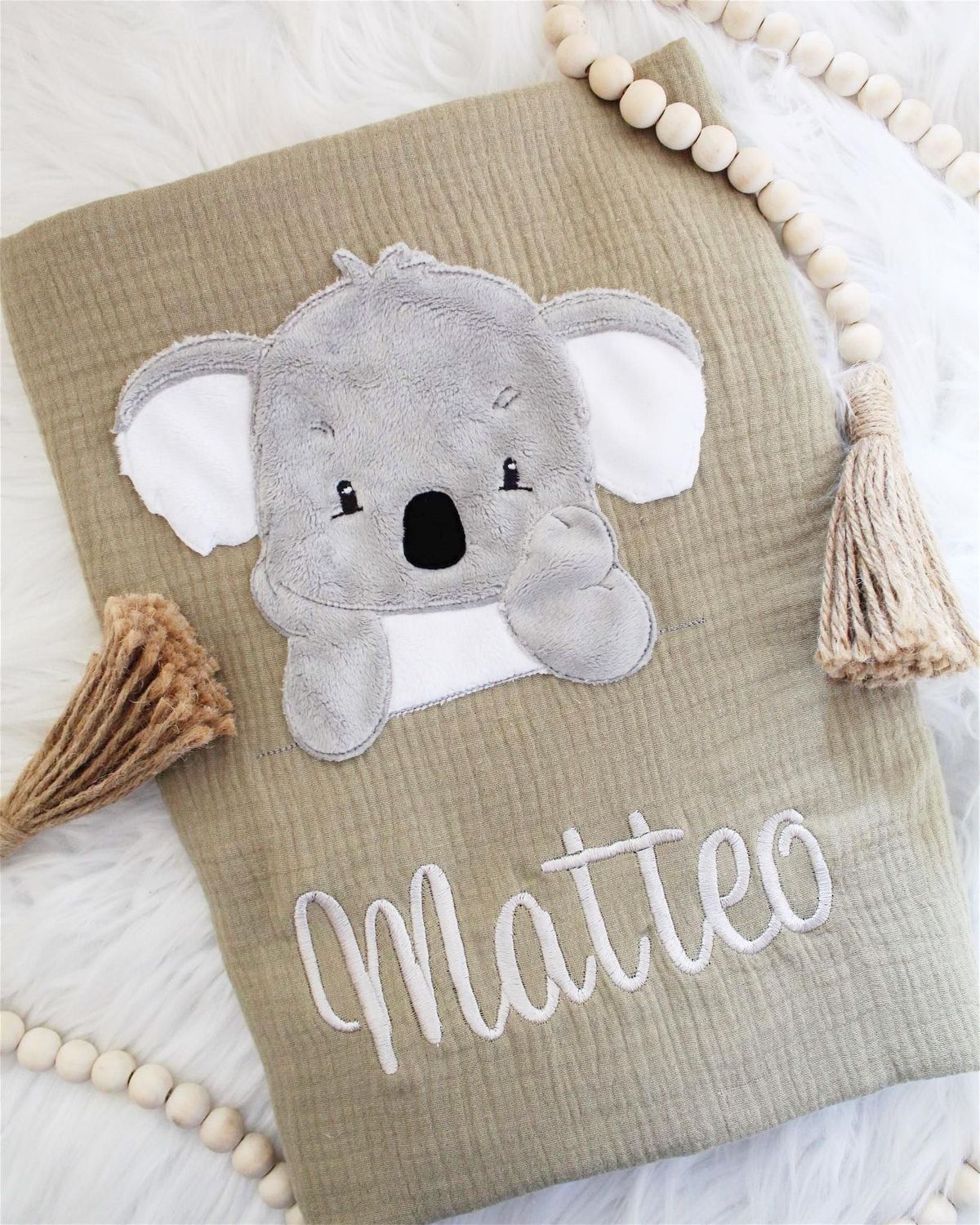 Musselindecke, Babydecke  Koala