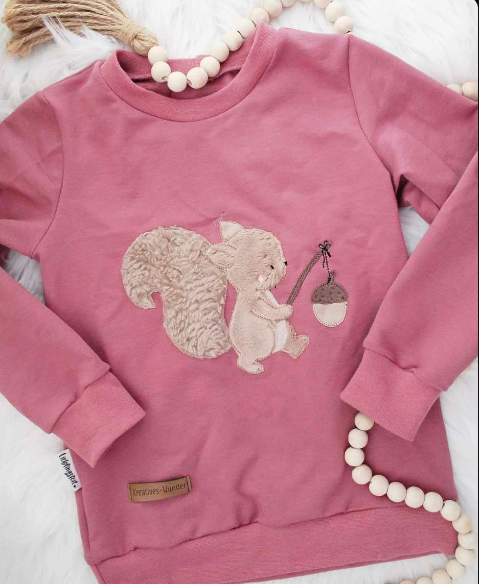 Pullover/Sweater Eichhörnchen mit Eichellaterne