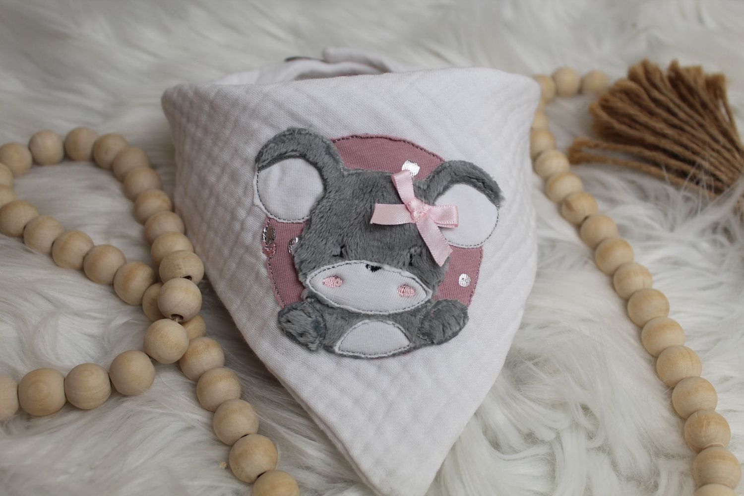 Musselin Halstuch Baby Maus