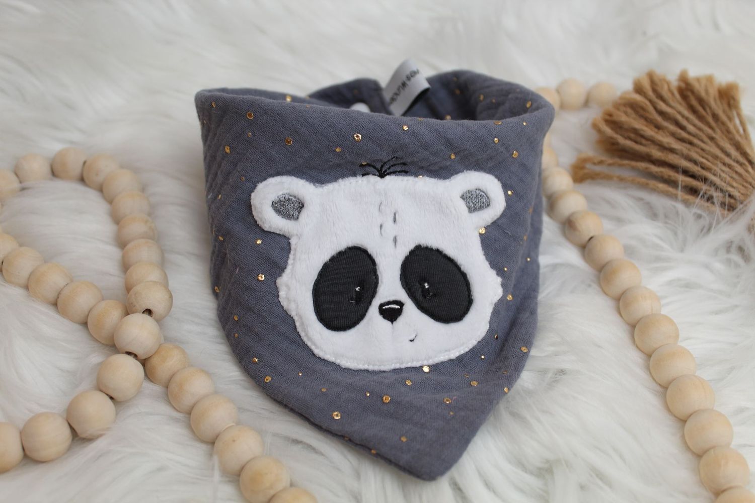 Musselin Halstuch Baby Panda