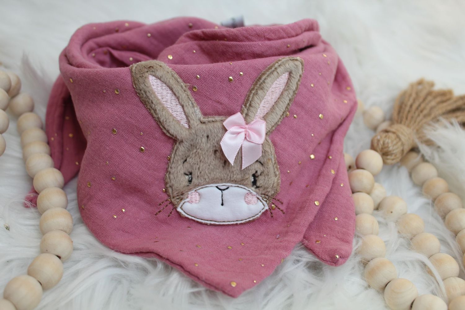 Musselin Halstuch Groß Hase