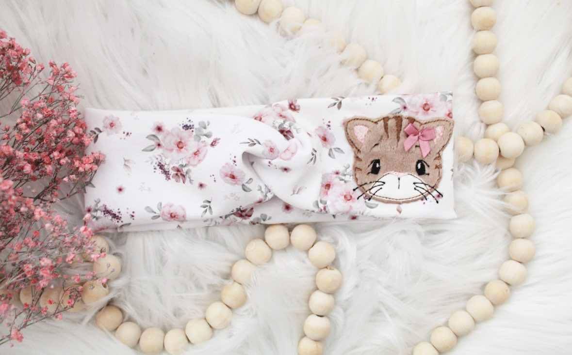 Stirnband Eigenproduktion Katze