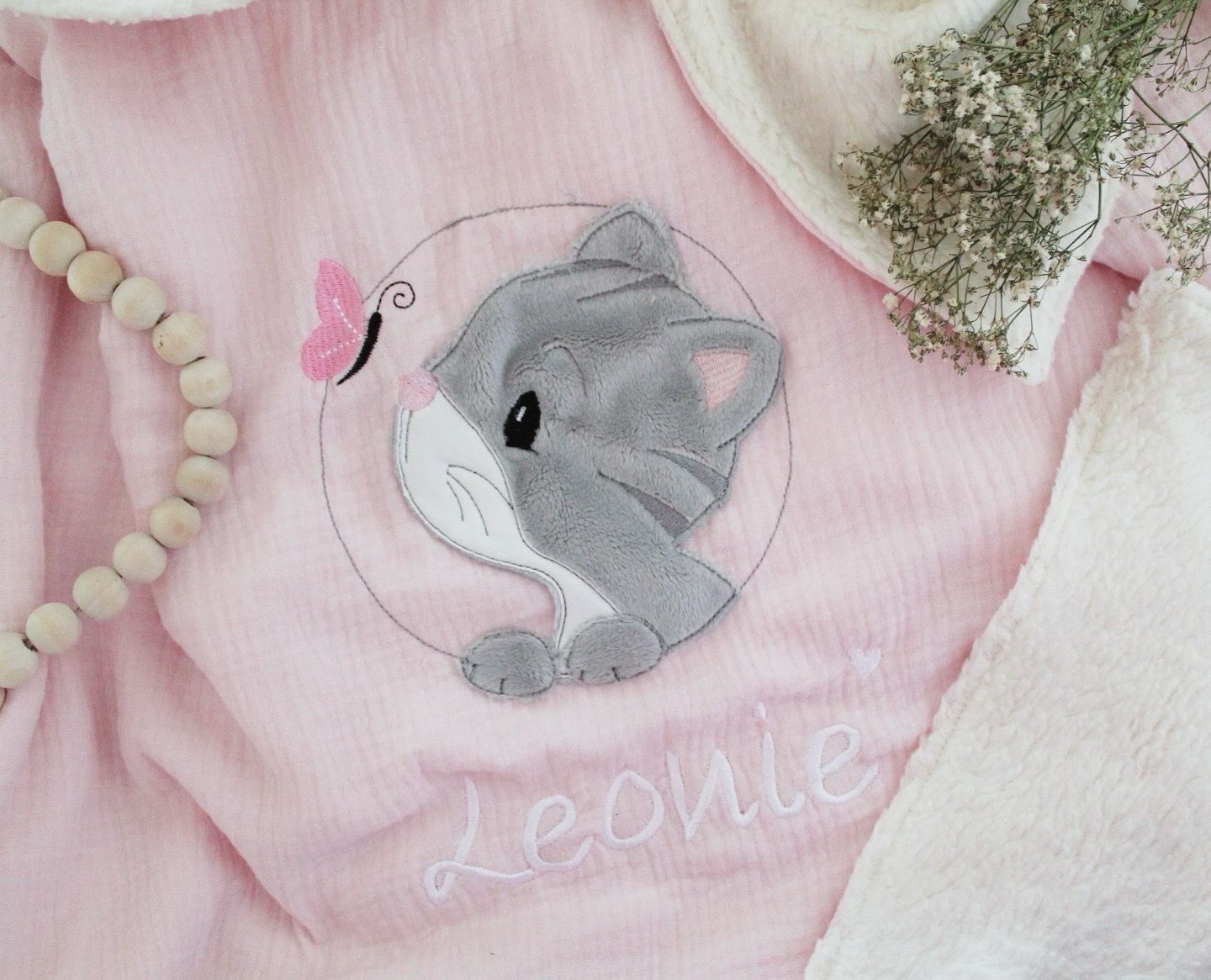 Musselindecke, Babydecke  Katze