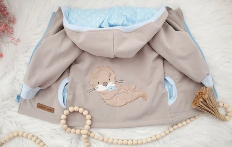 Softshelljacke schwimmender Otter Gr. 86 Softshelljacke schwimmender Otter Gr. 86