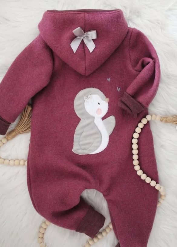 Wollwalkanzug Pinguin Wollwalkanzug Pinguin