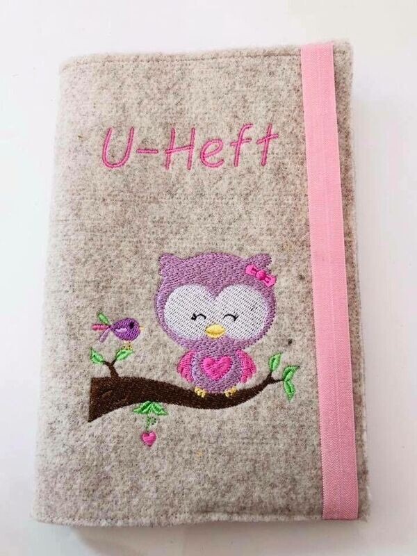 Untersuchungshefthülle Eule und Vogel Untersuchungshefthülle Eule und Vogel