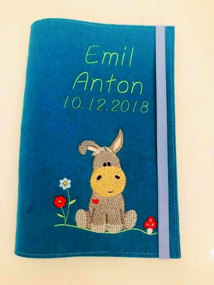 Untersuchungshefthülle Esel Untersuchungshefthülle Esel