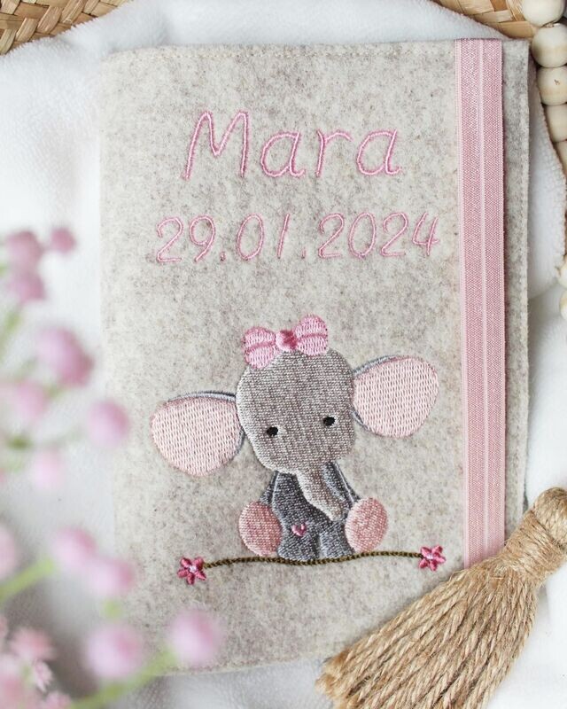 Untersuchungshefthülle Elefant Untersuchungshefthülle Elefant