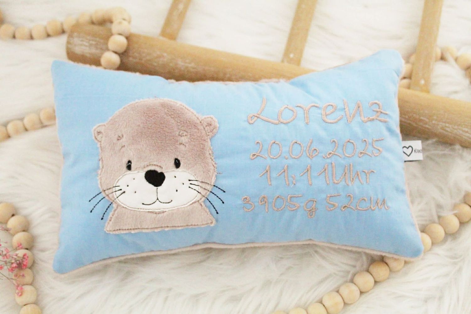 Kleines Kissen Otter