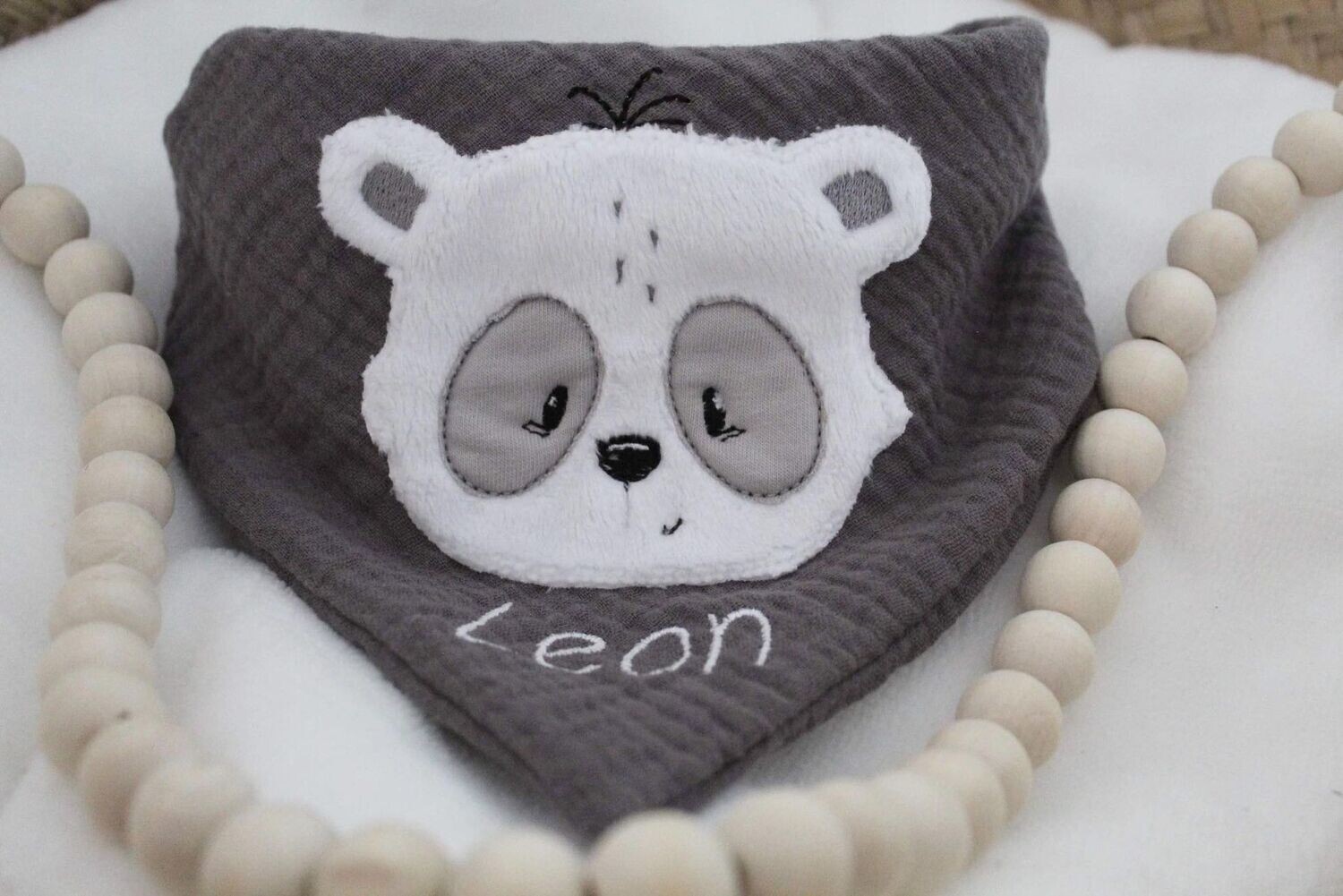 Musselin Halstuch Baby Panda Musselin Halstuch Baby Panda