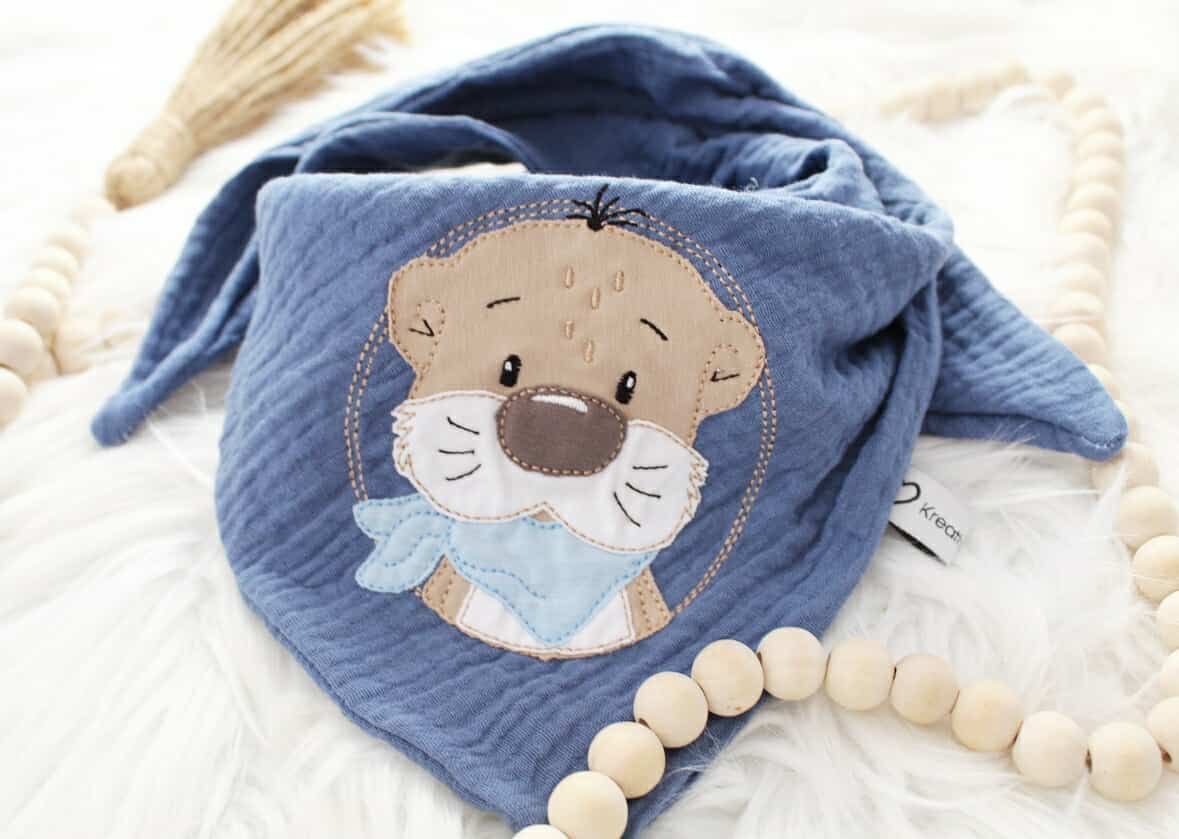 Musselin Halstuch Otter Musselin Halstuch Otter