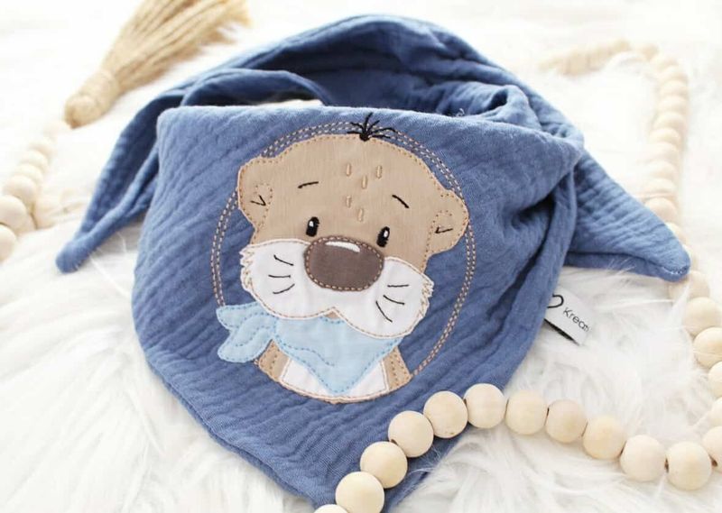 Musselin Halstuch Otter Musselin Halstuch Otter