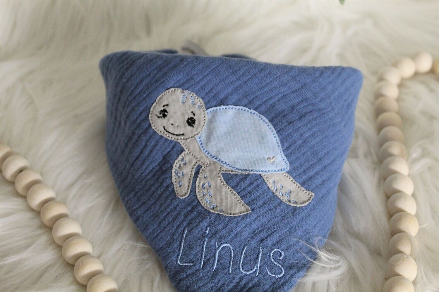 Musselin Halstuch Baby Schildkröte Musselin Halstuch Baby Schildkröte