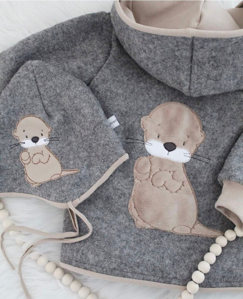 Wollwalkjacke Otter Wollwalkjacke Otter