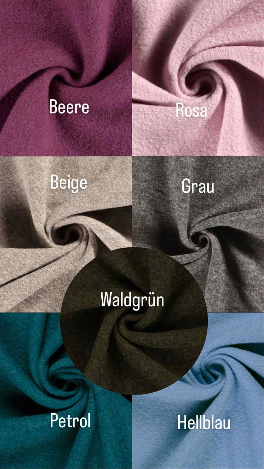 Wollwalkjacke Individuell gestalten