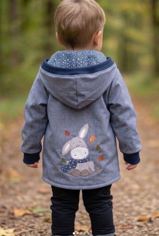 Softshelljacke Herbst Esel Gr. 98 Softshelljacke Herbst Esel Gr. 98