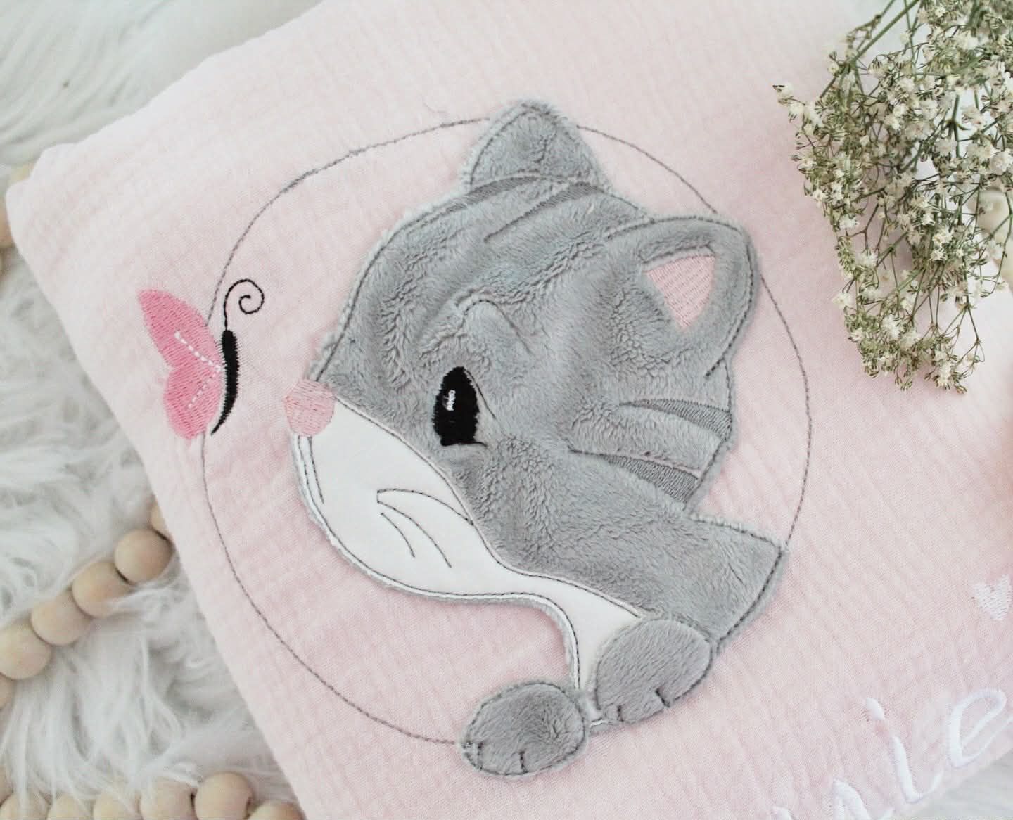 Musselindecke, Winterdecke, Katze