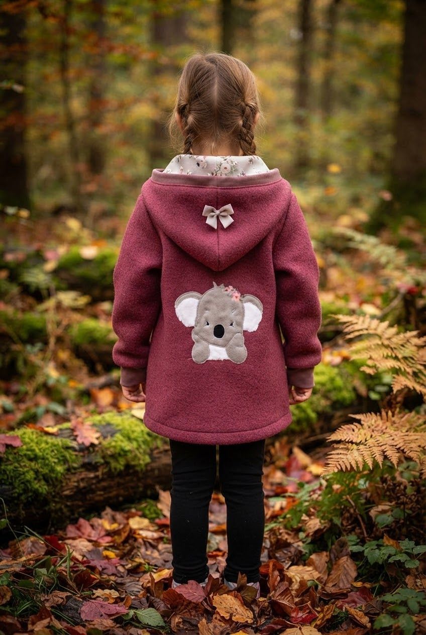 Wollwalkjacke Koala Gr. 104 Wollwalkjacke Koala Gr. 104